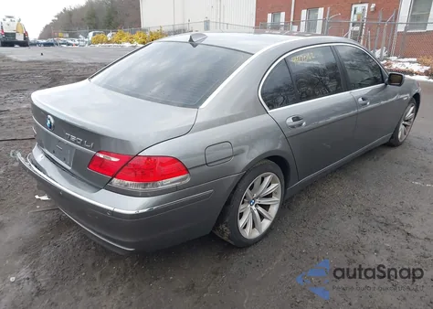 2007 BMW 750Li из США, поврежденный, VIN WBAHN83537DT66397
